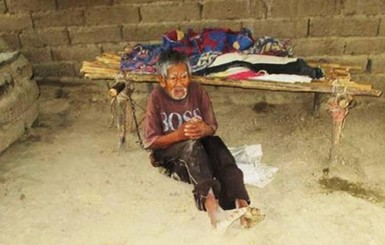 В Перу жена два года держала мужа на привязи 
