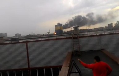 Пока одна часть Москвы горела, другую залило дождем