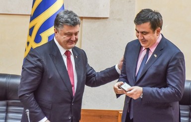 Порошенко поблагодарил Саакашвили за первые шаги на посту губернатора