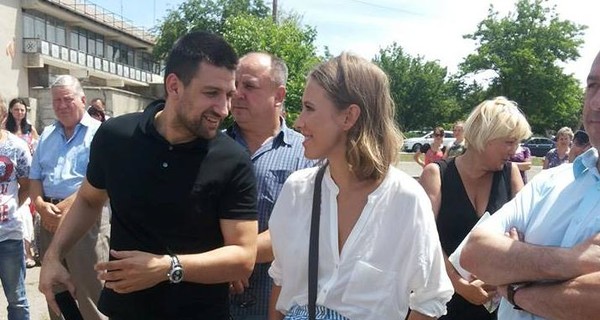 Собчак в одесском селе поддерживала Саакашвили?