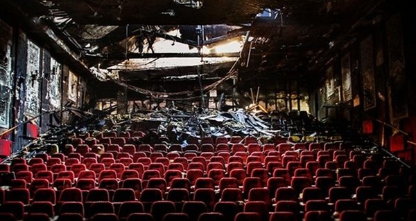 В сеть попали снимки будущего интерьера сгоревшего кинотеатра 