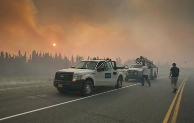 Аляска охвачена крупным пожаром