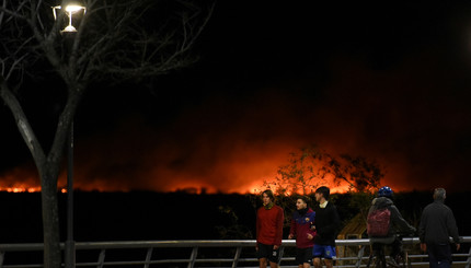 Пожары в Аргентине