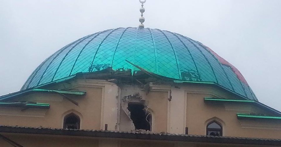 В Донецке от обстрела пострадала мечеть