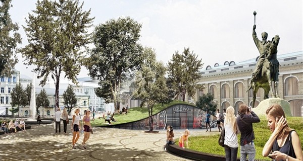 Новая жизнь Контрактовой: убрали летние площадки и мусор, хотят фонтан и Гостиный двор