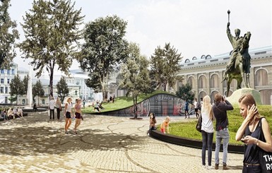 Новая жизнь Контрактовой: убрали летние площадки и мусор, хотят фонтан и Гостиный двор