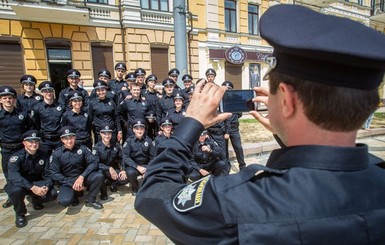 У новых киевских патрульных появился 