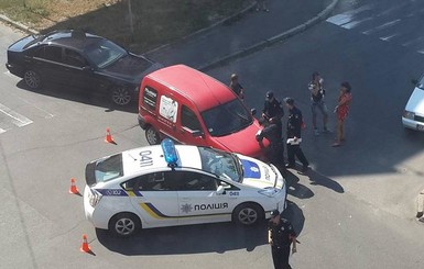 Киевский патруль стал участником аварии