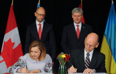 Украина и Канада договорились о зоне свободной торговли