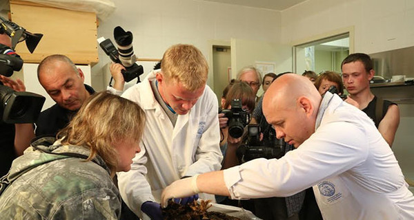В России обнаружили мумию ребенка в коконе 