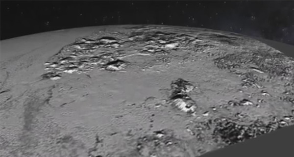 Опубликовано видео поверхности Плутона
