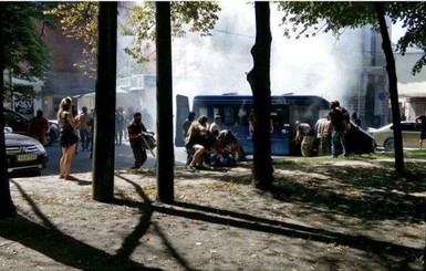 В Харькове близ офиса Добкина идет кровопролитный бой 