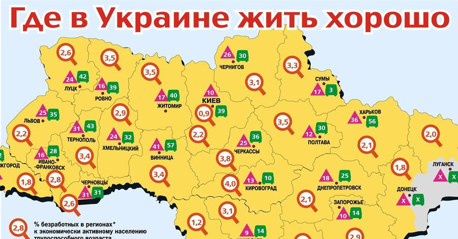 Где в Украине жить хорошо