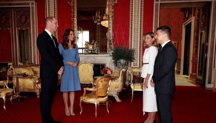 Принц Уильям и Кейт Мидлтон приняли Зеленских в Букингемском дворце