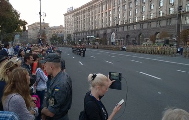 Киевляне о параде: 
