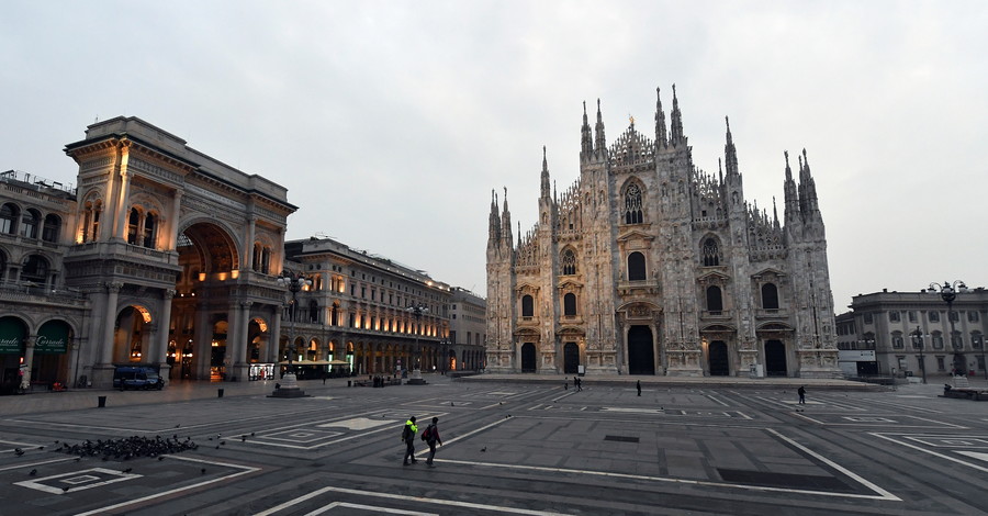 Пусто и тихо: Милан после введения режима строгого карантина