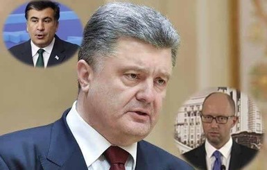 СМИ: Порошенко попросил Саакашвили не критиковать Яценюка     