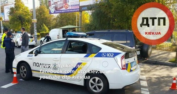 Киевские полицейские снова попали в аварию
