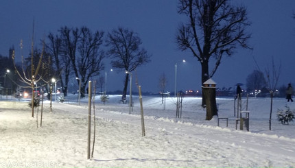 Украину засыпало снегом в канун Старого Нового года