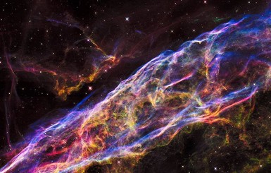 В НАСА показали, как выглядит потрясающе красивый шлейф взорвавшейся звезды