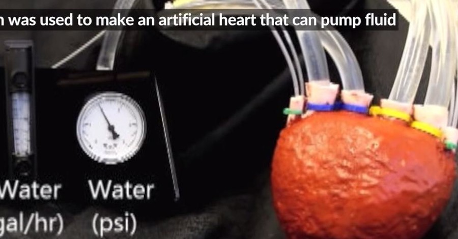 Ученые создали силиконовое сердце