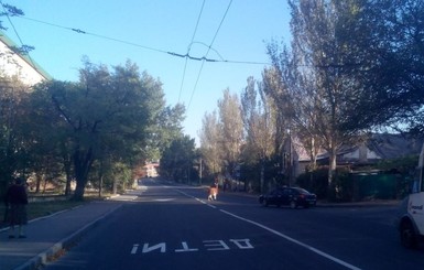 По улицам Донецка разгуливает лама