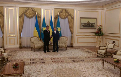 В Астане прошла  встреча Порошенко и Назарбаева
