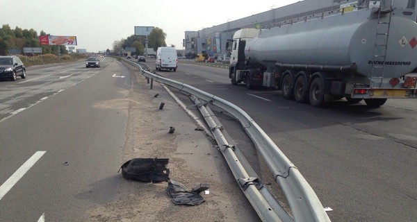 МВД: Дипломат РФ разбил машину под Киевом