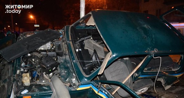 В аварии в Житомире пострадали трое правоохранителей  