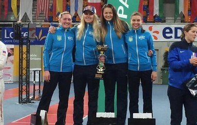 Украинские саблистки выиграли в финале этапа Кубка мира по фехтованию