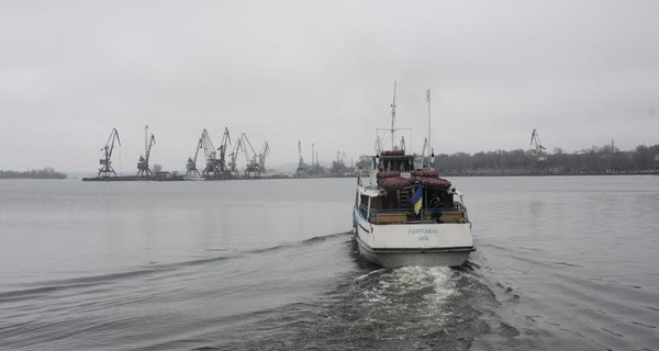 Запорожские катера ушли на зимовку