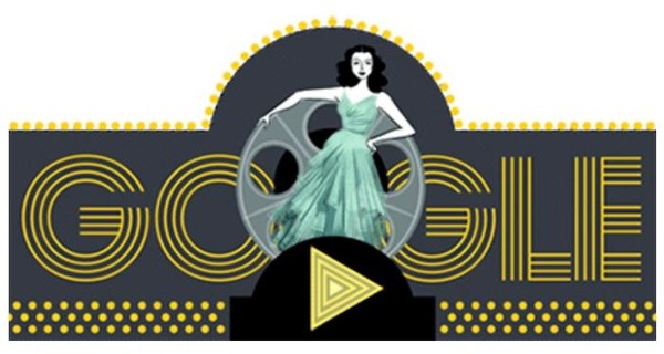Новый дудл от Google посвящен сексуальной актрисе и военному изобретателю Хеди Ламарр