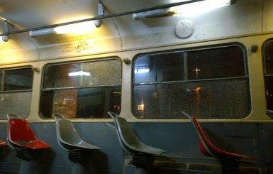В Харькове обстреляли трамвай