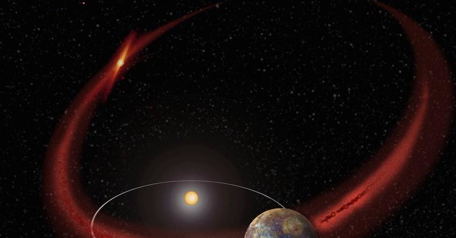 Ученые: Меркурий забрасывает частицами пролетающая рядом комета