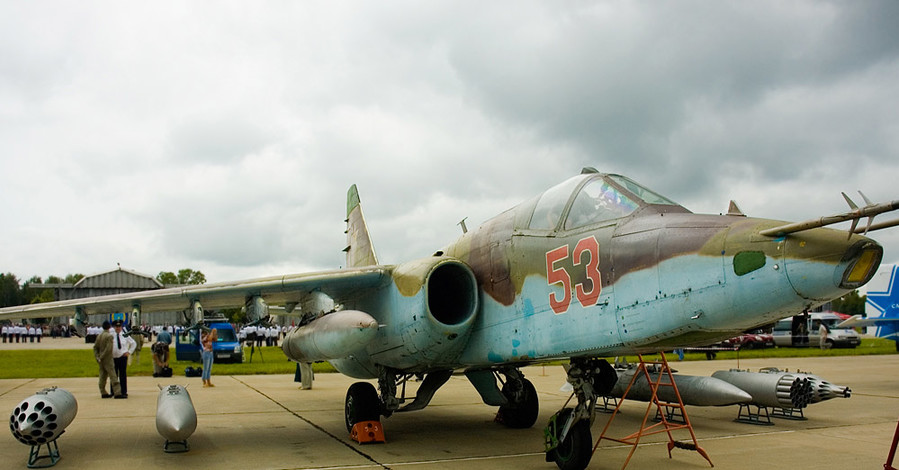 Под Запорожьем разбился Су-25, погиб пилот