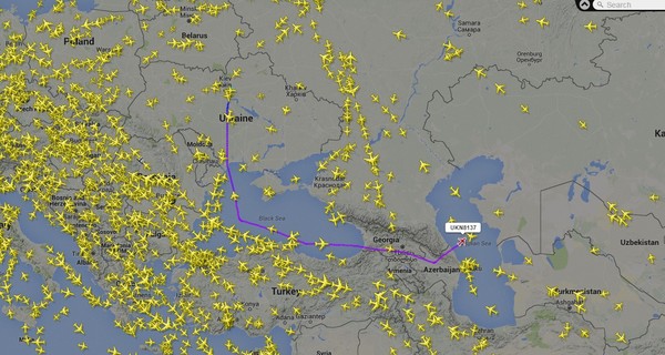 Через Украину в Россию теперь летают только иностранцы
