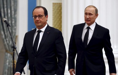О чем Путин и Олланд говорили в Москве