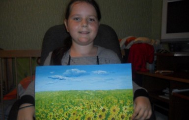 10-летняя ровенчанка рисует картины, чтобы спасти сестру и отца