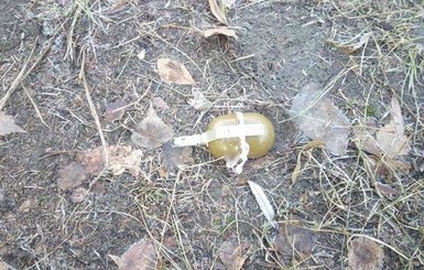 В Харькове на парковке возле здания суда нашли боевую гранату