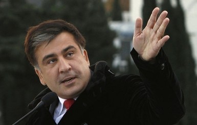 Саакашвили показал Путину свою визу