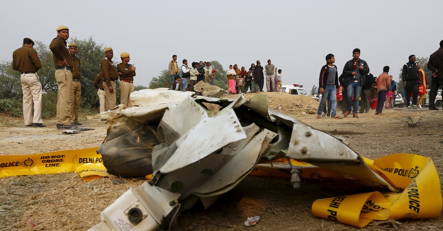 В Индии разбился самолет с пограничниками, погибли все пассажиры