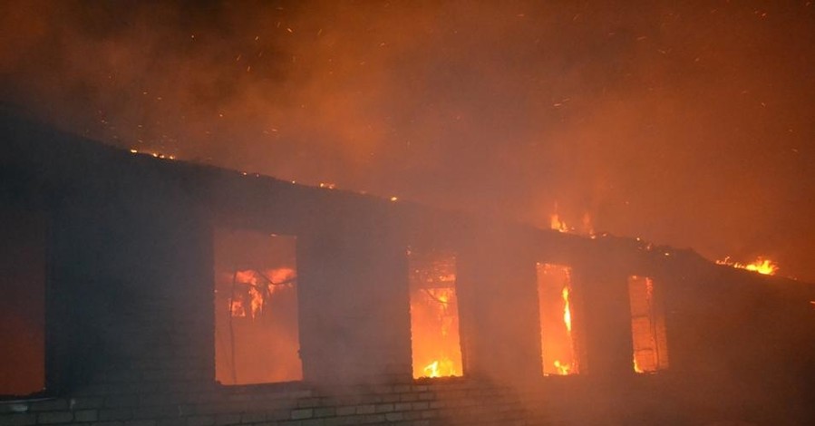 В Одесской области горела казарма