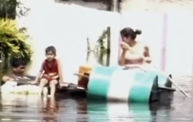 В Парагвае сильнейшее наводнение
