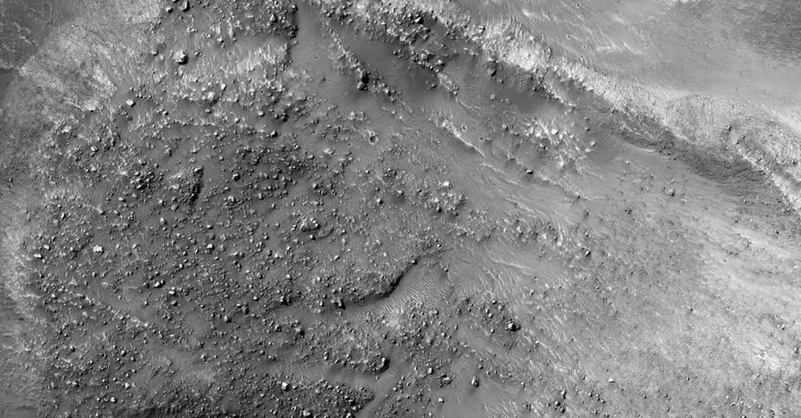 В НАСА показали, как выглядит марсианский оползень