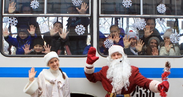 В Новогоднюю ночь днепропетровский общественный транспорт будет ездить до утра
