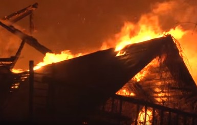 Во Львовской области сгорел ресторан-музей