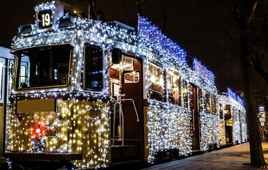 7 января в Харькове будет курсировать праздничный трамвай