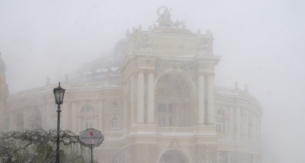 На Одессу надвигается ледяной шторм