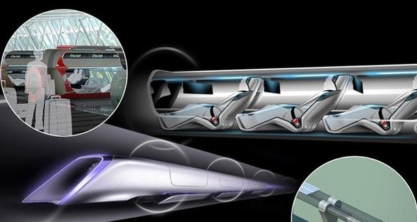 В США транспорт будущего Нyperloop запустят через три года