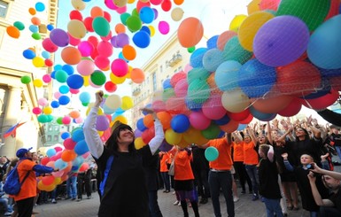 В Киеве проведут битву воздушными шариками